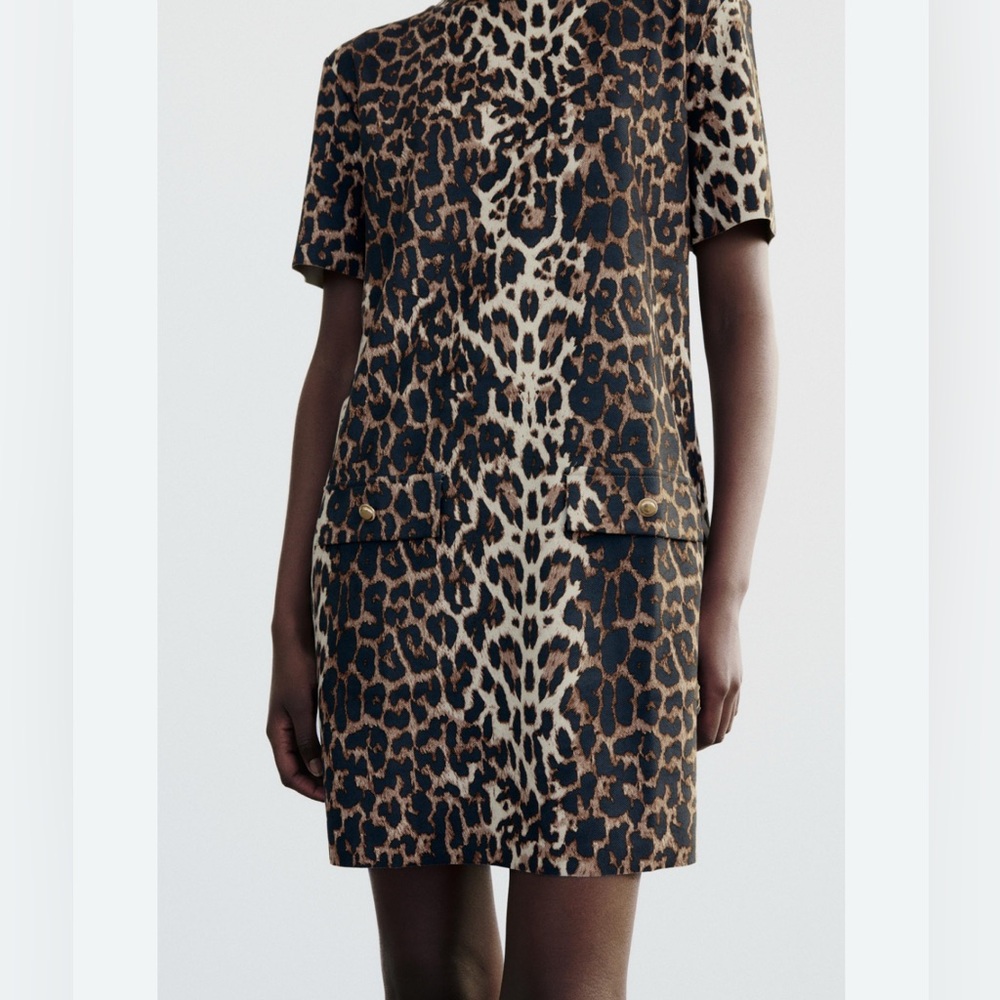 ZARA ANIMAL PRINT DRESS